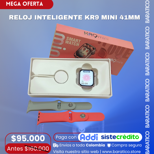 RELOJ INTELIGENTE KR9 MINI 41MM