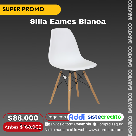 Silla Eames Blanca