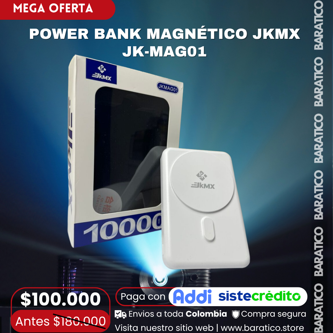 POWER BANK MAGNÉTICO JKMX JK-MAG01