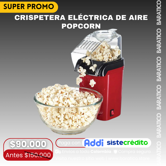 Crispetera Eléctrica De Aire Popcorn