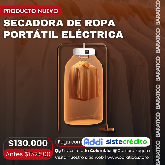 👕SECADORA DE ROPA PORTÁTIL ELÉCTRICA⚡