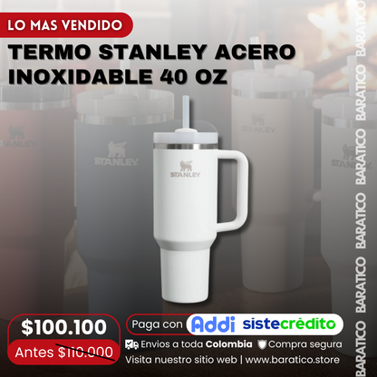 TERMO STANLEY ACERO INOXIDABLE 40 OZ🔥