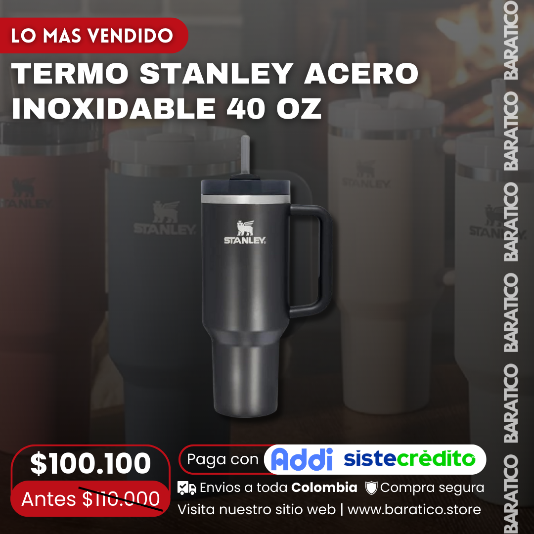 TERMO STANLEY ACERO INOXIDABLE 40 OZ🔥