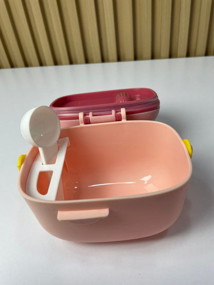 RECIPIENTE PARA LECHE EN POLVO + LONCHERA COMIDA NIÑOS