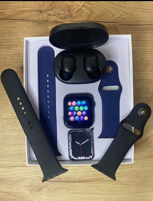 Combo Reloj T500 serie 7 + Audífonos Mipods A6s*