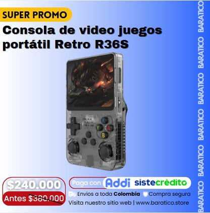 Consola de video juegos portátil Retro R36S Game Master