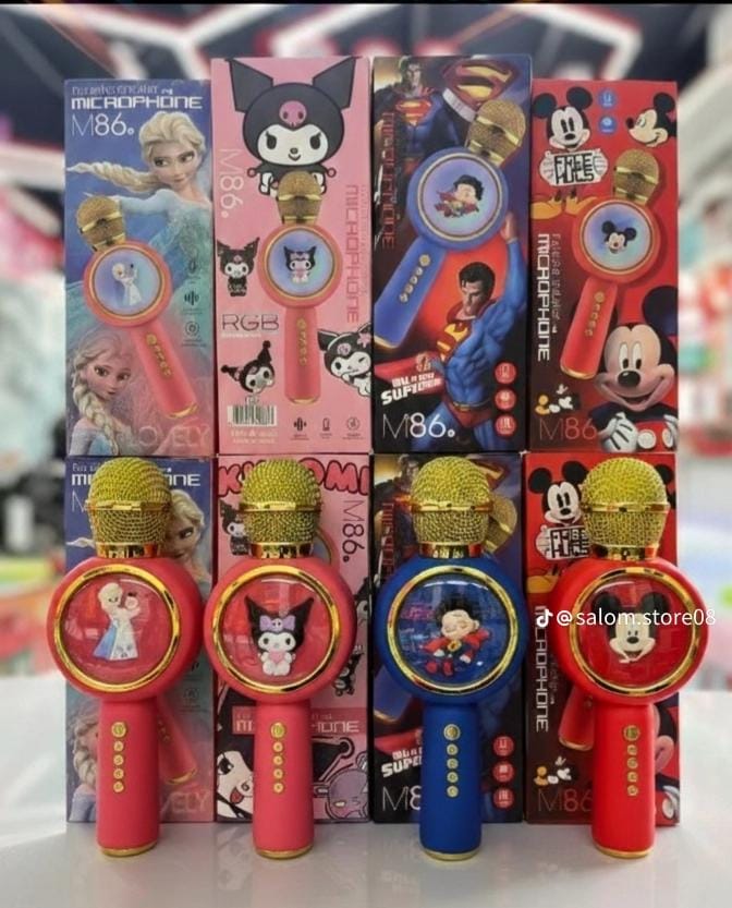 MICROFONO KARAOKE PARA NIÑOS PORTÁTIL BLUETOOTH