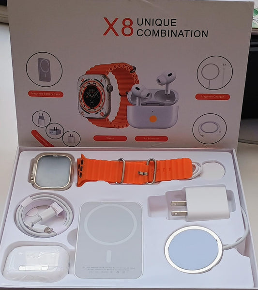 Combo Smart Watch X8 4 EN 1