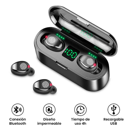 Audifonos F9 Bluetooth Inalambricos Tactil