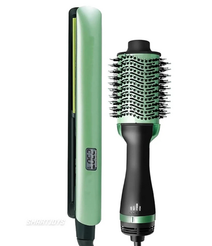 COMBO 3 EN 1 AGUACATE CEPILLO SECADOR + PLANCHA + SECADOR PARA CABELLO 🥑