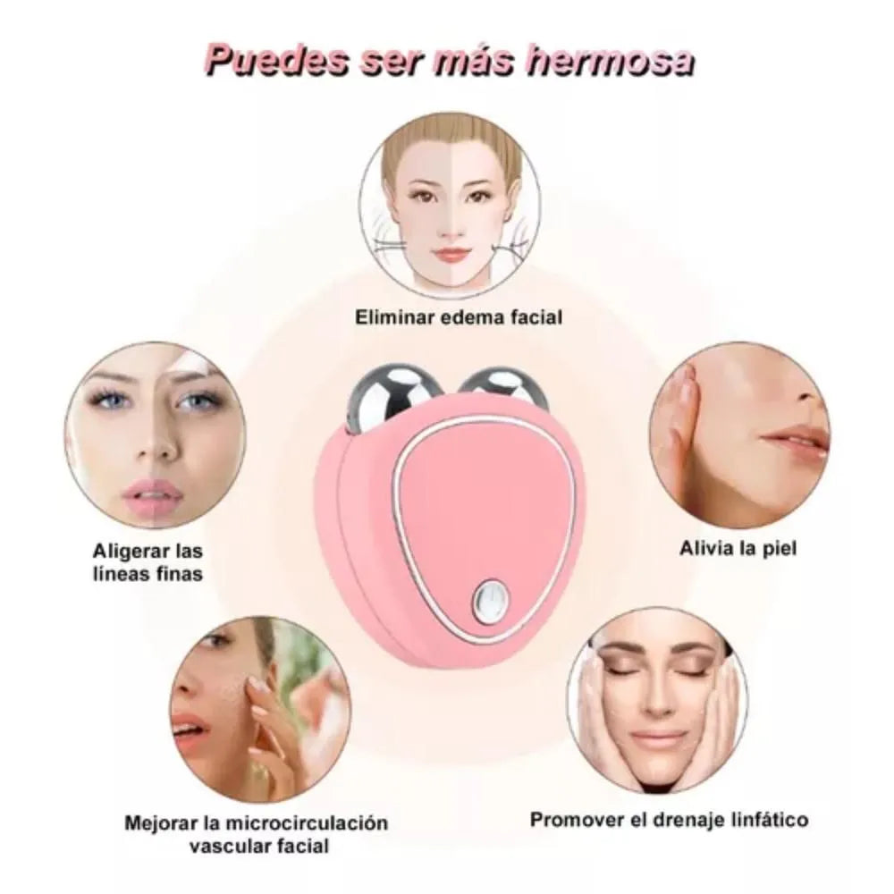 MASAJEADOR FACIAL CON MICROCORRIENTE CUIDADO PERSONAL