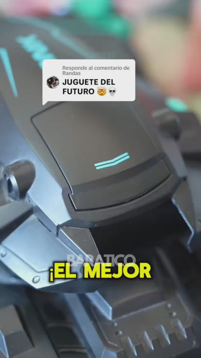 CARRO TANQUE A CONTROL REMOTO LANZA BOLITAS DE HIDROGEL TODO TERRENO 4X4