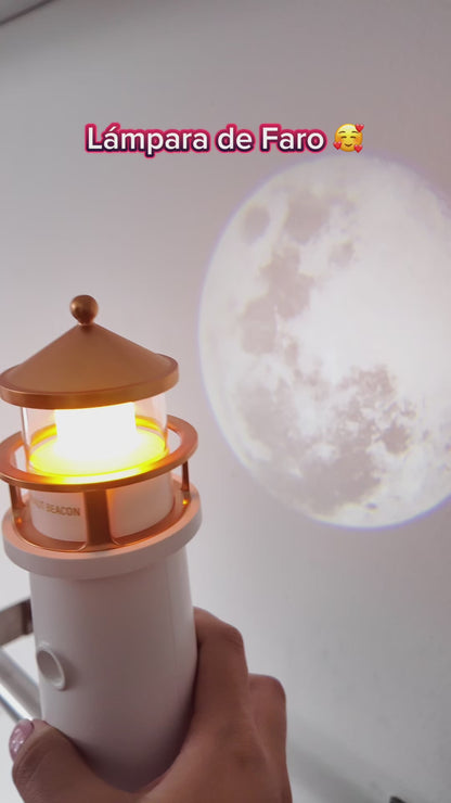 LAMPARA FARO PROYECTOR DE LUNA