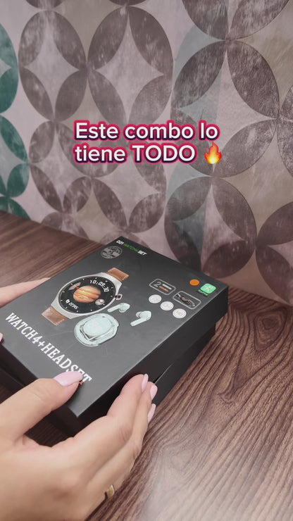 COMBO SMARTWATCH D21 DOBLE PULSO