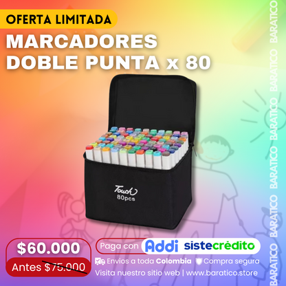 🟢🔥MARCADORES DOBLE PUNTA PROMOCION!! ✏️