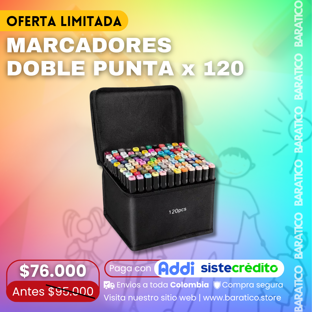 🟢🔥MARCADORES DOBLE PUNTA PROMOCION!! ✏️